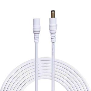 lot 4053 image: Liwinting DC Power Extension Cable, DC 5V Power Adapter Plug Extension Cord 2.1mm x 5.5mm Male to Female Extension Wire for DC 12V Power Adapter, CCTV Security Camera etc., 1m3.28Feet White