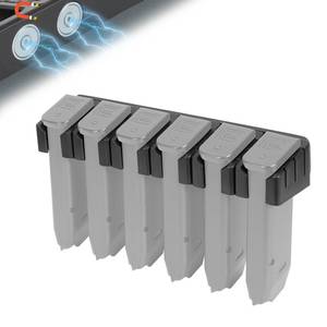 lot 4061 image: Adoreal Magnetic ABS 6 Standard Double Stack Mag Rack Wall Mount, Wall Magazine Display, Detachable Wall Mags Storage Organization System, Precision Fit Glock 17, 19, 26, 31, 32, 33, 34 Mags