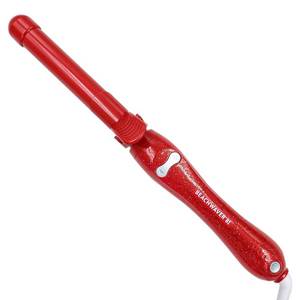 lot 4063 image: The Beachwaver Co. B1 Rotating Curling Iron - Red Glitter  Automatic 1-Inch Ceramic Curling Iron - Most Common Barrel Size for All Hair Lengths  Auto-Shut Off, Travel-Friendly, Dual Voltage