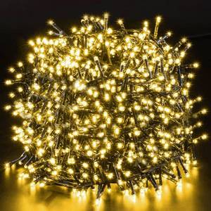 lot 5750 image: Novtech Christmas LED Outdoor String Lights 164FT 2000LEDs Xmas Fairy Plug in Christmas Lights - Waterproof Decorative String Lights for Home Garden Wedding Party Holiday - Warm White