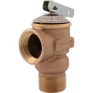 lot 6016 image: Cash Acme 34 Inch RV FWL-2 Pressure Relief Valve, Bronze, 150 PSI, 14737-0150
