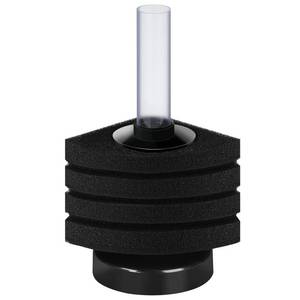 lot 6028 image: AQUANEAT Aquarium Bio Corner Sponge Filter, for Breeding Shrimp Nano Fish Tank, up to 10Gal