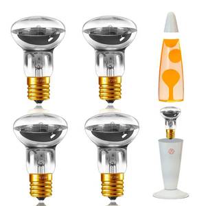 lot 6037 image: Lava Lamp Bulbs 25 Watt, R39 E17 Reflector Type Lava Lamp Light Bulb, 120V Replacement Light Bulbs for Lava Lamps and Glitter Lamps, Dimmable, 2700K Warm White, 4 Pack