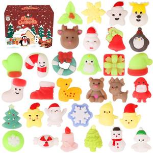 lot 6038 image: 32pcs Christmas Random Mochi Squishy Toys,Slow Rising Soft Squishies Toy,Stress Relief Toys,Party Favors Bulk for Kids,Squishy Goodie Bag Gifts,Christmas Treat Bag Classroom Prizes for Kids