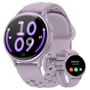 lot 6041 image: Smart Watches for Women(AnswerMake Calls), 1.27 AMOLED Screen Activity Trackers with Heart RateSleepSpO2 Monitor, Smartwatch for iPhoneSamsungAndroid,120 Sport IP68 Fitness Watch 2Bands Purple