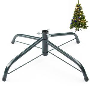lot 6048 image: MNKXL 16 Inch Metal Christmas Tree Stand for 4 to 10ft Christmas Trees, Heavy Duty Folding Christmas Tree Stand, Universal Artificial Christmas Tree Stand Replacement