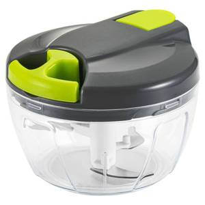 lot 6085 image: Multi-Function Manual Food Chopper & Processors with Handle and Cover,Vegetable Chopper Shredder,Garlic Press,Suitable for Onions Garlic Peppers Carrots Gingers Fruits,Ideal Gift for Kitchen(Green)