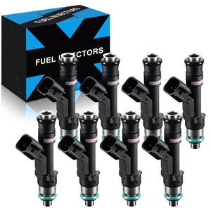 lot 6116 image: YZHIDIANF Upgraded Fuel Injectors Fits For-Ford Expedition 2007 2008 V8 5.4L, For-Lincoln Navigator 2007 2008 V8 5.4L, OE# 0280158140 FJ1008 (set of 8) used