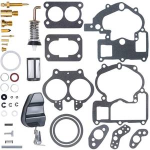 lot 6150 image: Carburetor Repair Rebuild Kit For Mercruiser Mercury Marine 3.0L 4.3L 5.0L 5.7L Mercarb 2 Barrel Rochester Replace 1389-9670A2 1389-9563A1 1389-9564A1 3302-804844002 1389-806077A2(With float)