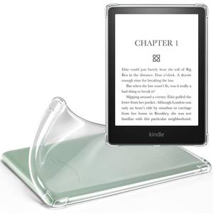 lot 6157 image: iDLEHANDS Clear Case for 6 Kindle 2024 and 2022 (11 Generation) - Ultra-Slim Soft TPU Transparent Cover, Lightweight & Durable Protection, Clear