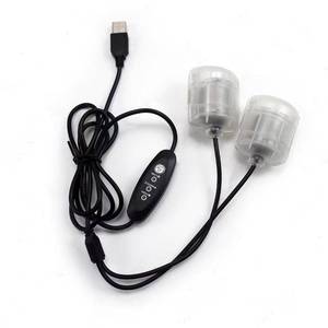 lot 6164 image: MeitrciL 5V USB 3-Speed Regulation Vibration Massage Motor One to Two 3000-4500RPM Vibrator Movement Massage Pillow Massage Cushion Vibrator Accessories with 1.1M Power Cable