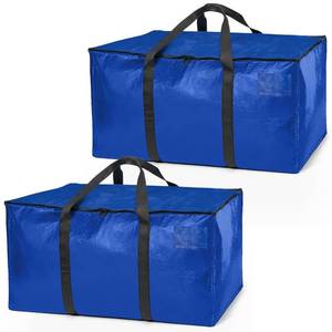 lot 6195 image: ClearSpace Heavy Duty Moving Bags or Storage Bag �� Large Moving Boxes with Backpack Straps, Zippers & Handles �� Perfect for Moving, College Dorm, Traveling, Camping, Christmas Decorations, 2 Pack
