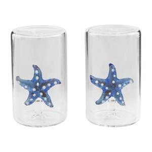 lot 6448 image: Mud Pie Glass Icon Salt And Pepper 3 x 1 34 dia