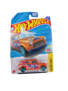 lot 6454 image: Hot Wheels 67 Austin Mini Van HW Art Cars
