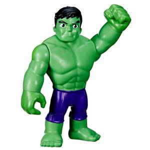 lot 6479 image: Spidey and His Amazing Friends Marvel Supersized Hulk 9-inch Action Figure,Preschool Super Hero Toy,Kids Ages 3 and Up,Avengers Action Figures