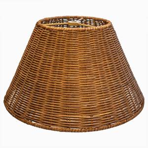 lot 7587 image: Osasy Medium Barrel rattan Lampshade,Unique Floral bell lamp shade For Table Lamp and Floor Light,Replacement Traditional Lamp Covers