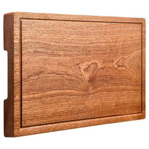 lot 7609 image: Wooden Cutting Boards For Kitchen Real Solid Sapele Wood Chopping Board One Piece Thick Hard No Glue Non Toxic With Juice Groove And Built-in Handle All Whole Single Wood Butcher Block (1510.21Inch)