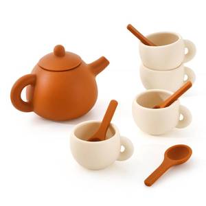lot 8048 image: Samonyed Tea Party Set for Toddlers 2 3, BPA Free Dishwasher-Safe Tea Set, Toddler Tea Set Kitchen Accessories Pretend Play for 3 Year Boys Girls Birthday Gifts