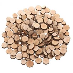 lot 8421 image: YPZAKA Wood Slices Tiny Log Slices Unfinished Natural 100pcs Kids Crafts Painting Toys DIY Wedding Home Centerpieces 1.5-2.5cm