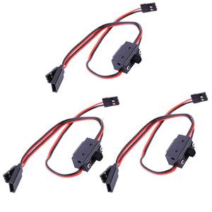 lot 8473 image: 3Pack ShareGoo JR Style 3 Way Power On Off Switches RC Switch Receiver for RC Car Truck Airplane Helicopter,11.8