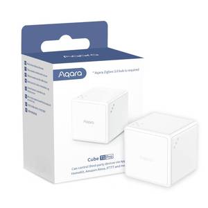 lot 10004 image: Aqara Cube T1 Pro, Requires AQARA ZIGBEE 3.0 HUB, 6 Sides to Control Different Scenes and Diverse Actions to Control Smart Home Devices, Supports Homekit, Alexa and IFTTT