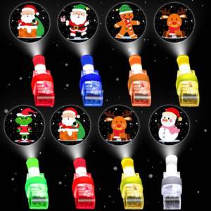 lot 10007 image: NAWITDA 36 PCS Light Up Finger Lights Christmas Party Favors Christmas Stocking Goodie Bag Stuffers Xmas Glow in The Dark Toys Bulk for School Classroom Prizes Holiday Treats Gifts Party Supplies