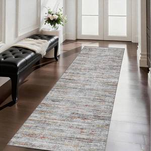 lot 13586 image: Washable Runners for Hallway 2x6 Runner Rug,Ultra-Thin Kitchen Runner Rugs,Non-Slip Backing Entryway Rug Runner,Abstract Carpet for Hallways,Bedroom,Dining,Laundry Room