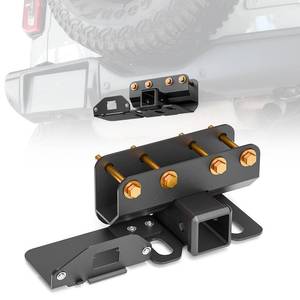 lot 13625 image: 2 Inch Rear Trailer Hitch Receiver Kit for 2021 2022 2023 2024 Ford Bronco 2Door4 Doorwith Cover, Rear Bumper Towing Hook Combo(Exclude Bronco Sport)