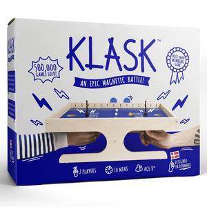 lot 13642 image: KLASK The Magnetic Award-Winning Party Game of Skill - for Kids and Adults of All Ages That��s Half Foosball, Half Air Hockey