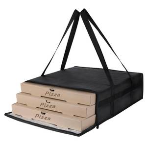 lot 14027 image: CIVJET Insulated Pizza Delivery Bag for Carry Hot, 20 x 20 x 6 Carrier Warmer, Insulated Food Delivery Bag, Insulated Grocery Cooler Bags for CateringDrivers Commercial Food Warmers��Black, 1Pk��