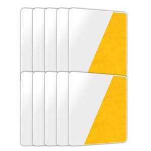 lot 14034 image: 10pcs Reusable Sticky Pads for Floor Gap Fixer - Strong Grip for Textured, Rough Hardwood & Laminate Floors, Universal Suction Cup Adhesive Base