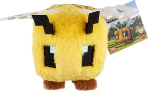 lot 14038 image: Mattel Minecraft Plush Toy, Bee Soft Doll Inspired by A Minecraft Movie Character, 8-inch Collectible
