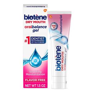 lot 14063 image: Biotene Oral Balance Moisturizing Gel, Alcohol Free Gel and Dry Mouth Gel, Flavor Free, 1.5 Oz