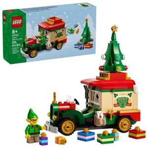 lot 14078 image: LEGO Santa��s Delivery Truck Building Toy for Kids - Construction Set for Play or Christmas Decor - Building Blocks for Girls & Boys, Ages 8 - Holiday Craft Ideas for Families - 40746