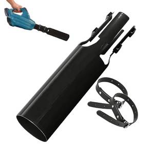 lot 14427 image: Leaf Blower Air Booster, Air Flow Booster for Blower, Turbo Nozzle Extension Airflow Accelerator, Lawn and Driveway Leaf Force Cleanup (1 pc Black)