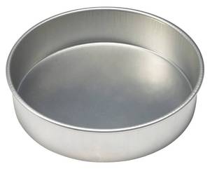 lot 14432 image: DecoPac 12 Inch 16 Gauge Aluminum Round Cake Pan, 12W x 3H, Made From Premium, Hardened Aluminium Alloy For Superior Durability, Uniform Wall Thickness for Even Rising