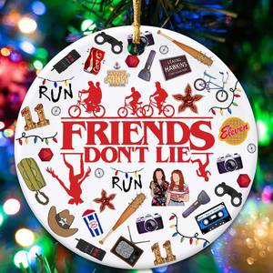 lot 14439 image: Retro Funny Thing Merch Gifts 2025 Christmas Ornament Acrylic Decorations Xmas Tree Decor Unique Gift for Friends Merchandise Family Fans Secret Santa Stocking Stuffer