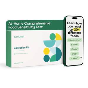 lot 14453 image: Everlywell Food Sensitivity Comprehensive Test - Learn How Your Body Responds to 204 Different Foods - at-Home Collection Kit - CLIA-Certified Labs - Ages 18 Plus