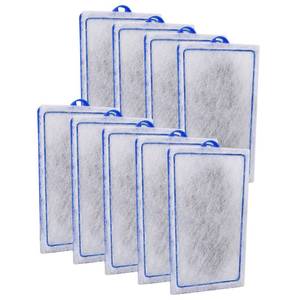 lot 14454 image: xbbwmrs 9 Count Assembled Medium Filter Cartridges Compatible with Tetra Whisper Bio-Bag Filters 10i PF10 Reptofilter 90 GPH Medium Replacement Filter Cartridges for Whisper Filter & Aquariums