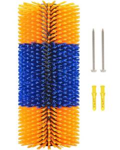 lot 3208 image: KUNBEIEN Livestock Scratch Brush Kit, Horse Massager for Relieving Itching, Suitable for Horse, Cattle, Sheep, Pig, Yellow