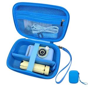 lot 4140 image: Makolle Kids Camera Case Compatible with GoopowESOXOFFORE SecktonDylantoCIMELR Children Digital Video Camera Toys Holder for SD CardPrints PaperUSB cable, card reader More- Blue (Box Only)