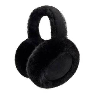lot 4158 image: Kedofe Ear Muffs for Winter Women Foldable Fuzzy Cold Outdoor Earmuffs Soft Faux Furry Ear Warmers Covers (Black)