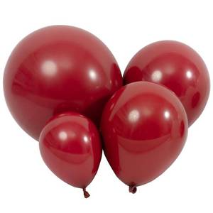 lot 4160 image: Latex Balloons, 100-Pack Different Sizes 18 12 10 5 Inch Party Balloon Garland Kit (Ruby Red)