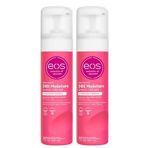 lot 4183 image: eos Shea Better Shave Cream- Pomegranate Raspberry, Shea Butter, Aloe Vera, Moisturizing, Shaving Cream for Women, eos Shave Cream, 7 fl oz, 2-Pack