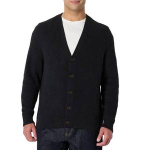 lot 4203 image: Amazon Essentials Menfts Relaxed-Fit Cotton Blend Cardigan, Black, Large