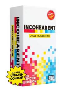 lot 4231 image: WHAT DO YOU MEME Incohearent, The Guess The Gibberish Party Game by Relatable, A Funny Card Game for Adults, Great for Bachelorette Party Games or Game Night Games, Includes 300 Cards