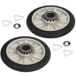 lot 4257 image: Seentech 349241T Dryer Drum Roller Kit - Exact fit for Whirlpool KENMORE SEARS clothes dryers - Replaces AP3098345, 337089, 3389901, 3397588, 3397590, 340352