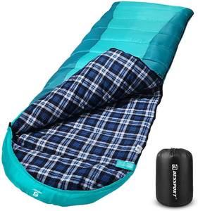 lot 5813 image: Bessport Sleeping Bag Winter  Flannel Lined 18 - 32 Extreme 3-4 Season Warm and Cool Weather Adult Sleeping Bags Large  Lightweight, Waterproof for Camping, Backpacking, Hiking