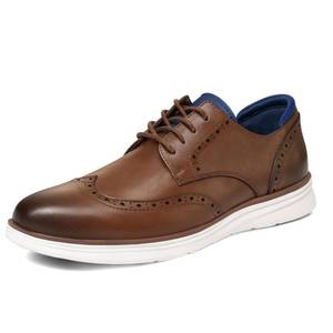 lot 5829 image: MERIDOS Menfts Dress Sneakers Lightweight Casual Business Wingtip Oxford Shoes size 12 used