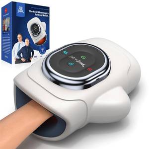 lot 5865 image: BOB AND BRAD Hand Massager with Heat and Compression, Individual Fingers, FSA-HSA Eligible, Cordless Portable HandSpa Pro Hand Massager for Arthritis and Carpal Tunnel, Pain Relief